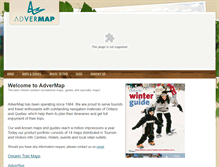 Tablet Screenshot of advermap.com